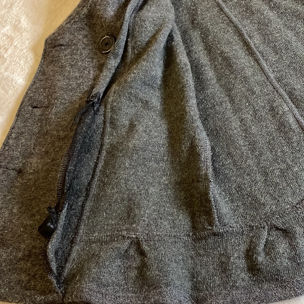Babette Ballinger Gray 100% Wool Coat size Medium - Picture 12 of 17